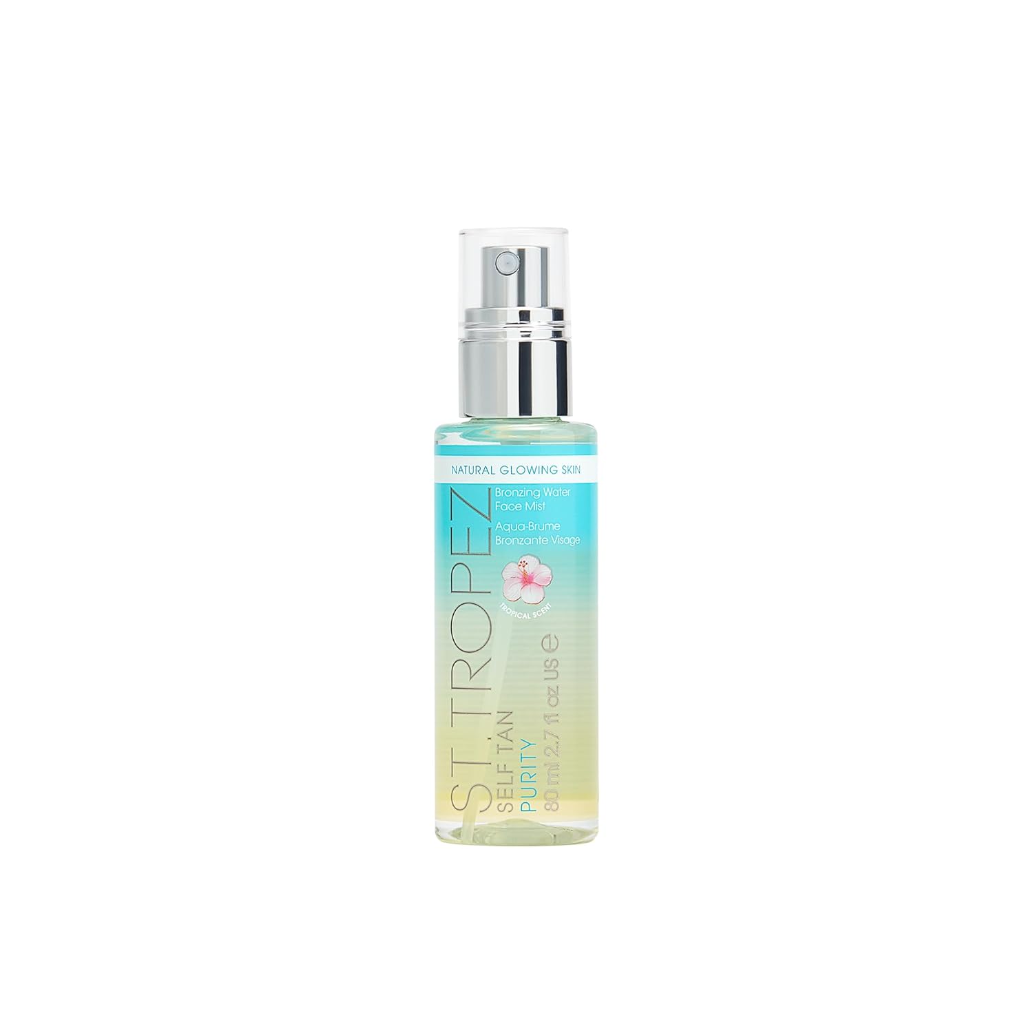 St. Tropez Self Tan Purity Face Mist, Natural Sunkissed Glow Face Tan with Hyaluronic Acid & Antioxidants, Vegan, Natural & Cruelty Free Face Care, 2.7 Fl Oz