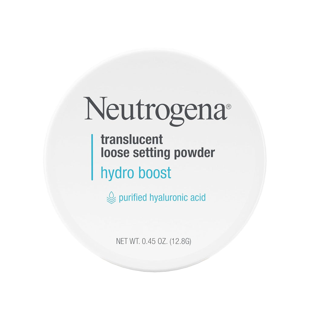 Neutrogena Hydro Boost Translucent Loose Setting Powder, Makeup with Purified Hyaluronic Acid, .44 oz