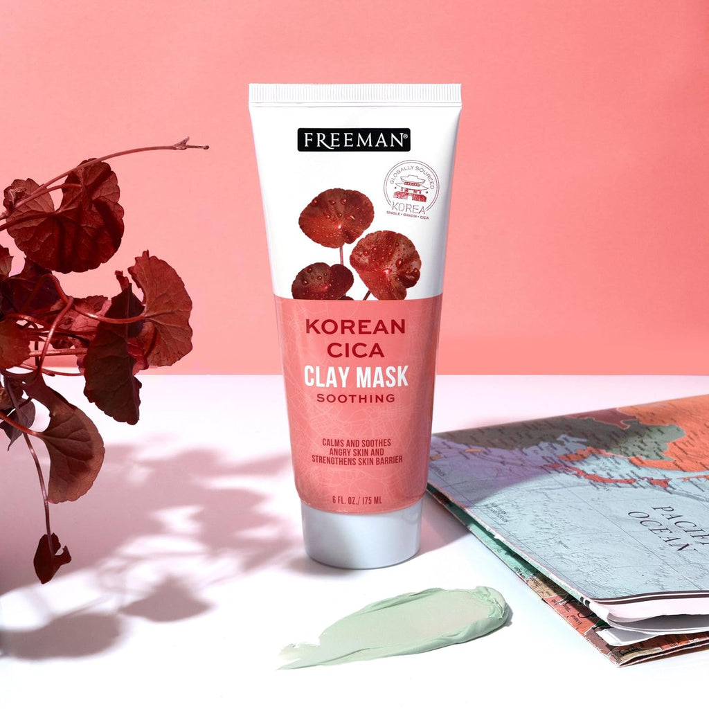 Freeman Exotic Blends Soothing Korean Cica Clay Facial Mask, 6 fl.oz./ 175 mL Tube