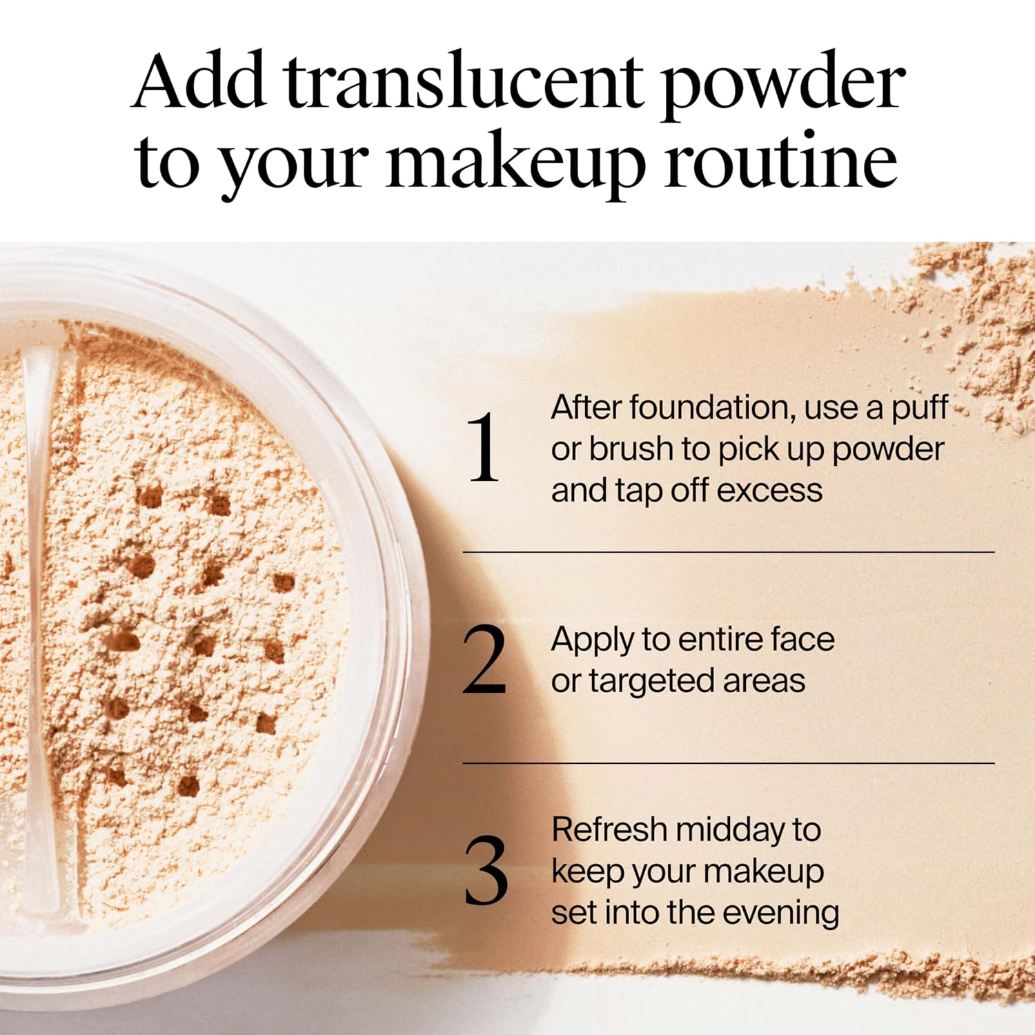 Neutrogena Hydro Boost Translucent Loose Setting Powder, Makeup with Purified Hyaluronic Acid, .44 oz